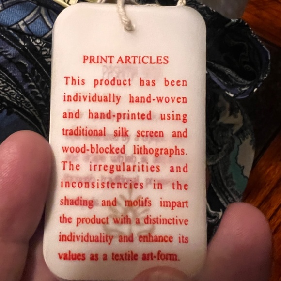 100% Silk Pashma Arte size XL Blue women’s top - Picture 4 of 9